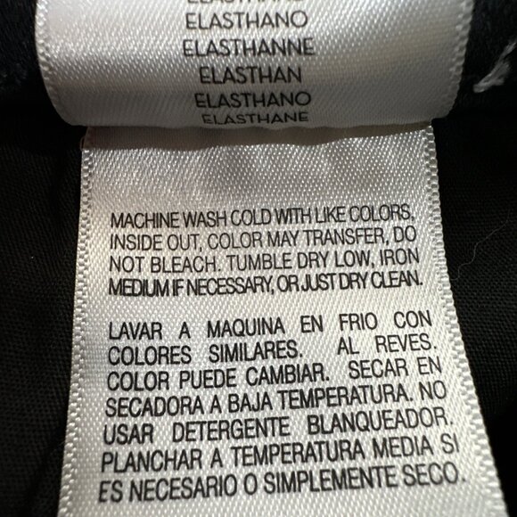 Mother Jeans 27 Black The Hustler Ankle Fray Not Guilty Stretch Denim Hi Rise - Picture 14 of 16